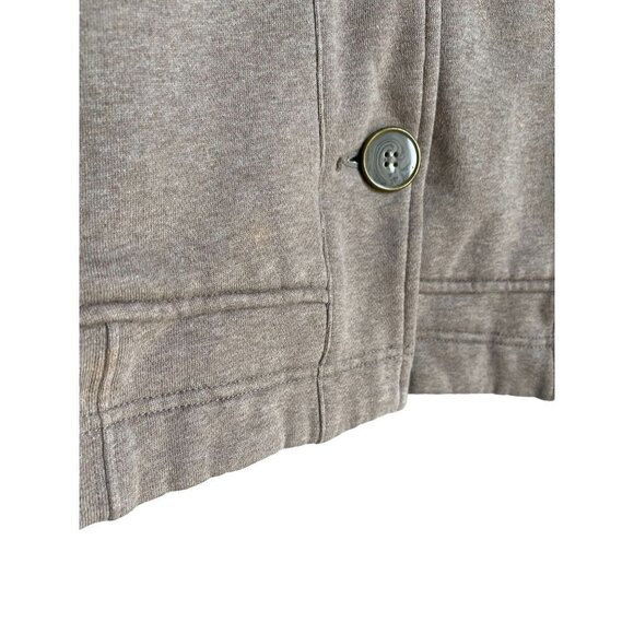 FOSSIL Jersey Knit Classic Peacoat with Hood Size Small - Picture 5 of 9